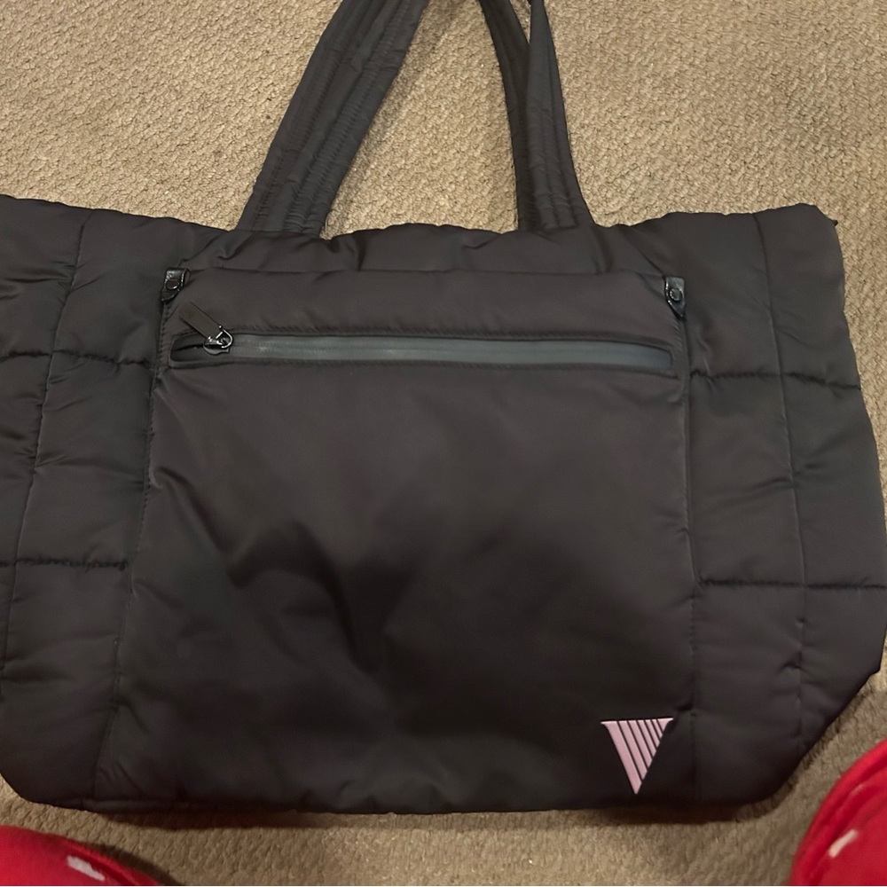 Victoria’s Secret Puffer Tote Bag in Black